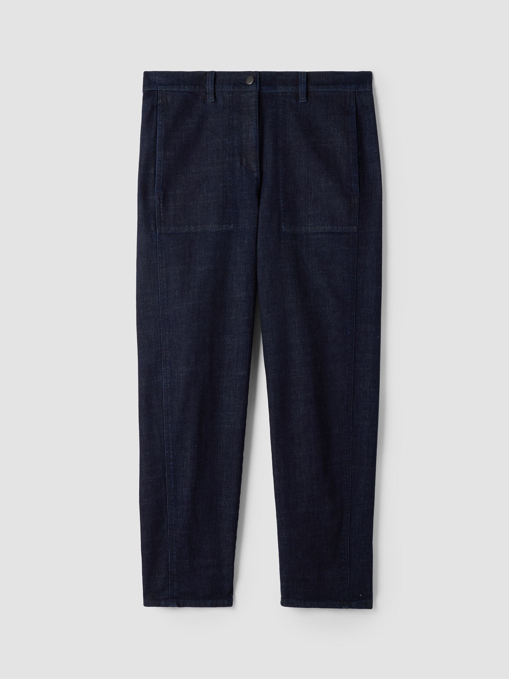 Cotton Stretch Denim Lantern Jean