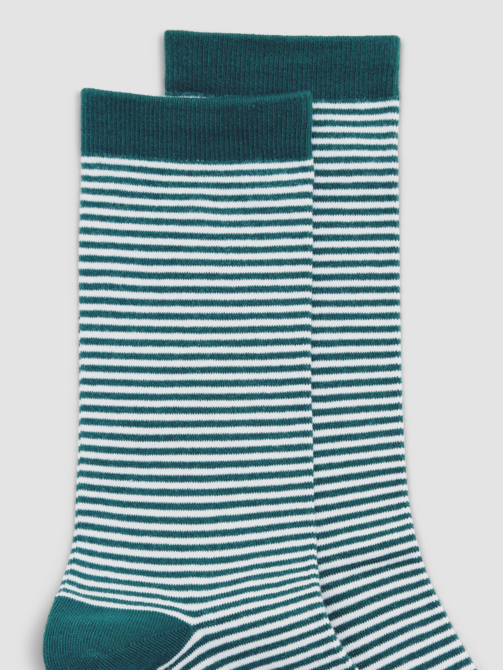 Micro Stripe Cotton Trouser Sock