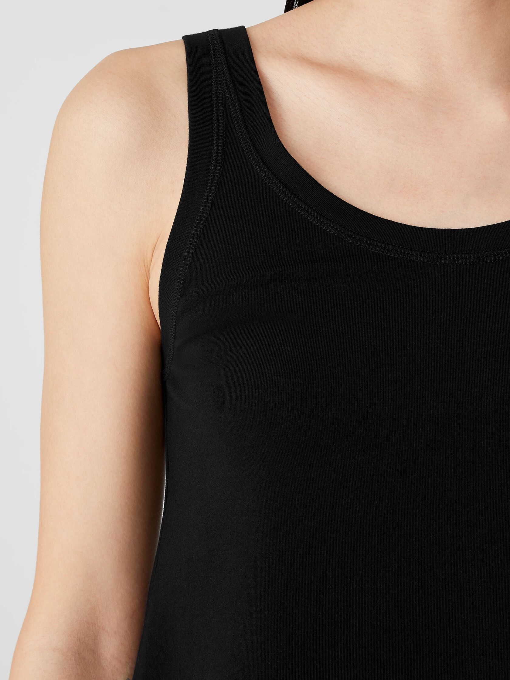 Traceable Organic Cotton Jersey Scoop Neck Tank