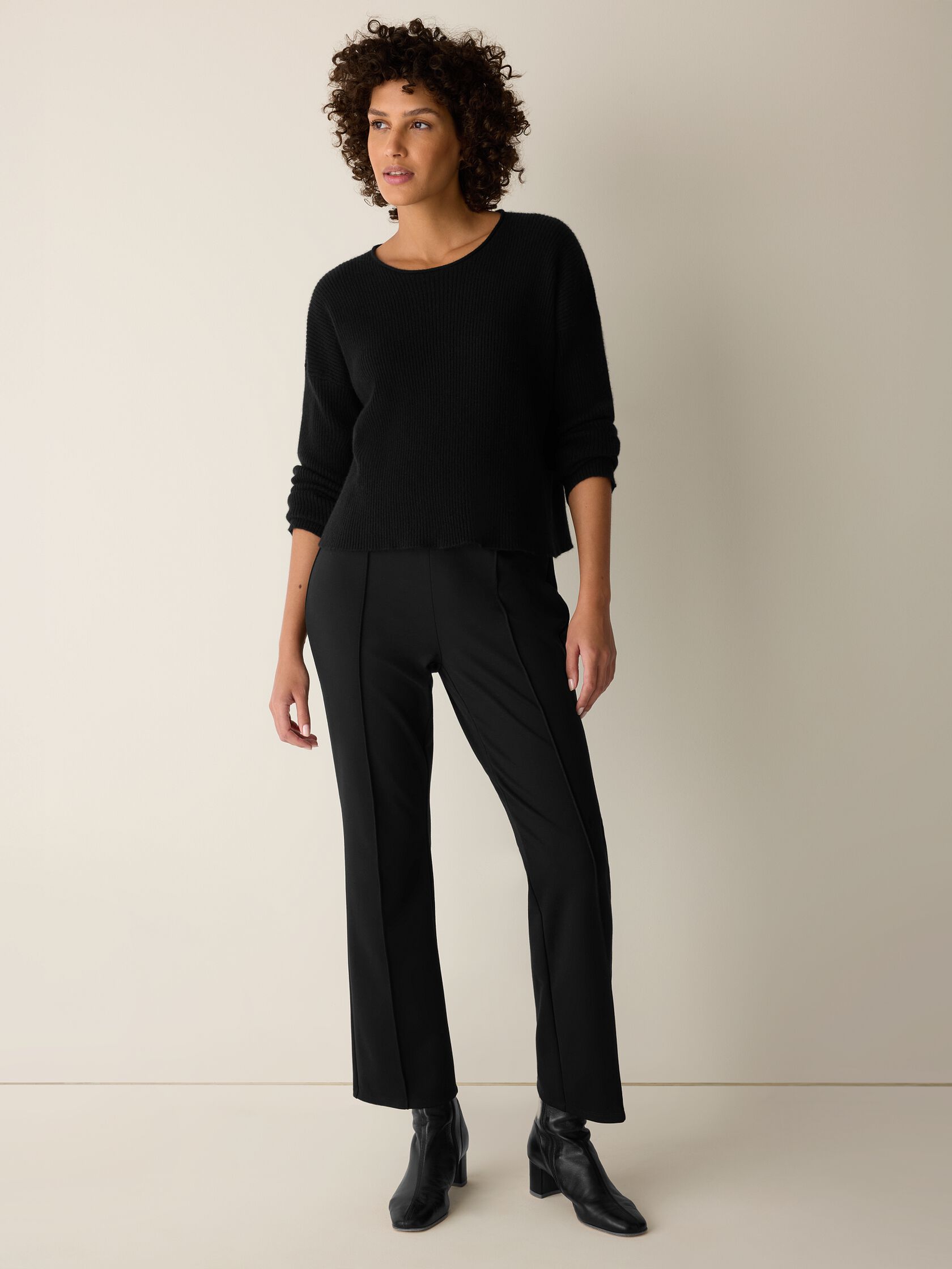 Italian Cashmere Crew Neck Top