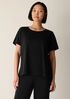 Organic Cotton Interlock Jewel Neck Sleep Tee