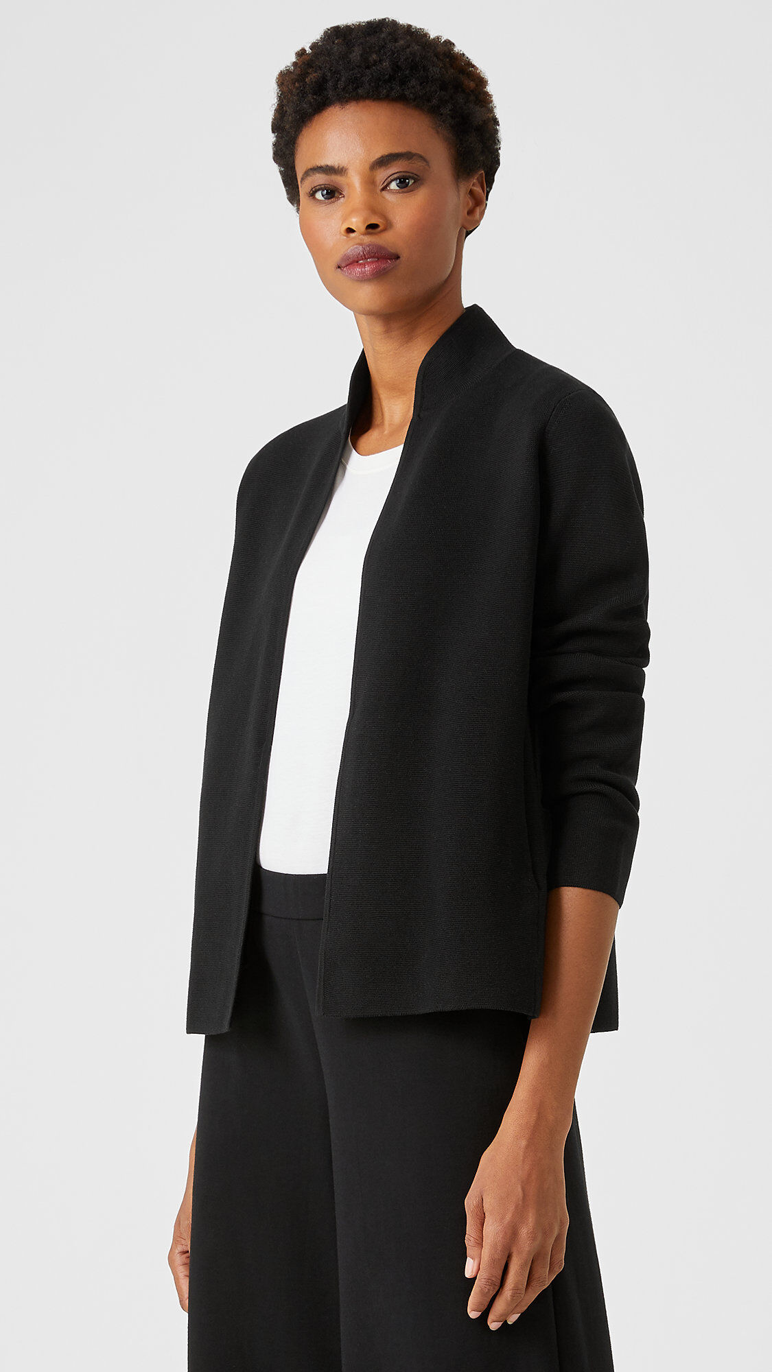 Eileen fisher clearance silk cotton cardigan