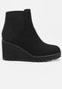 Adele Wedge Wool Bootie