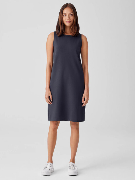 pima cotton tank dress EILEEN FISHER Stretch Organic-Pima-Cotton Jersey Tank Dress