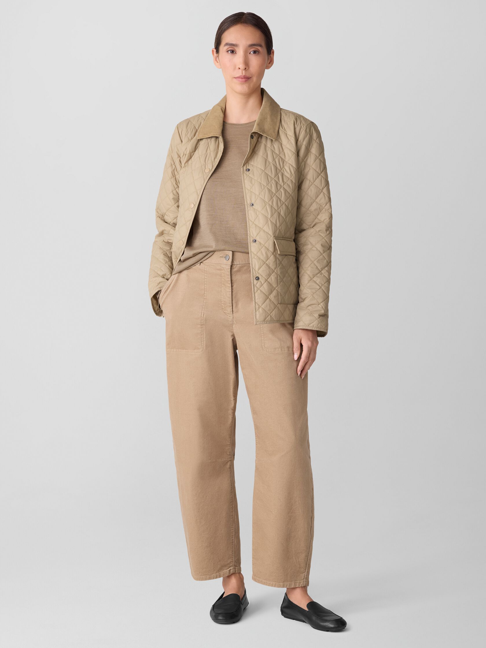 Brushed Organic Cotton Arch Pant