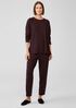 Cozy Brushed Terry Raglan-Sleeve Top