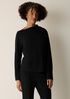 Stretch Jersey Knit Drape Neck Top