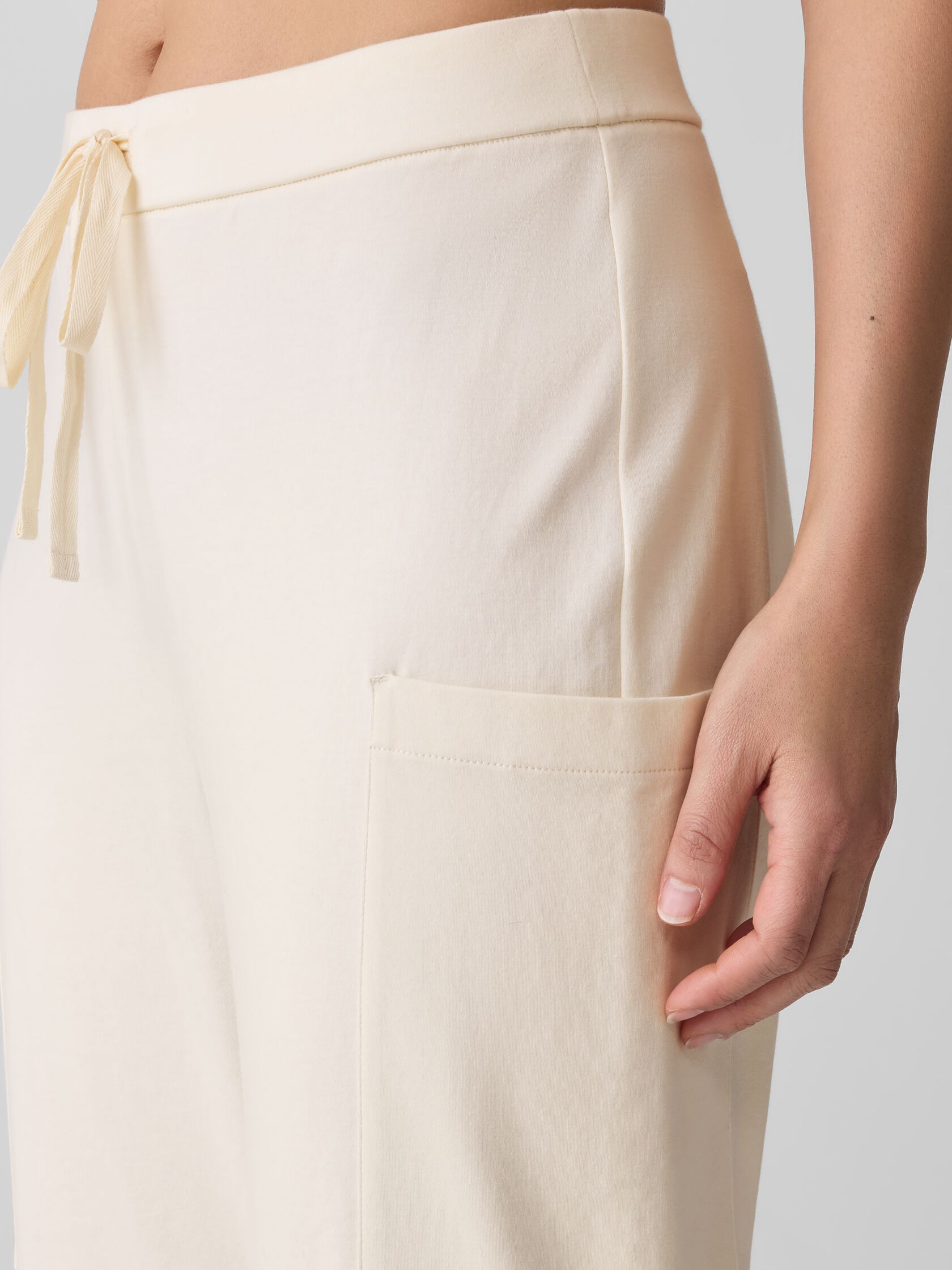 Organic Cotton Interlock Slouchy Sleep Pant