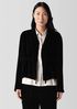 Velvet High Collar Jacket