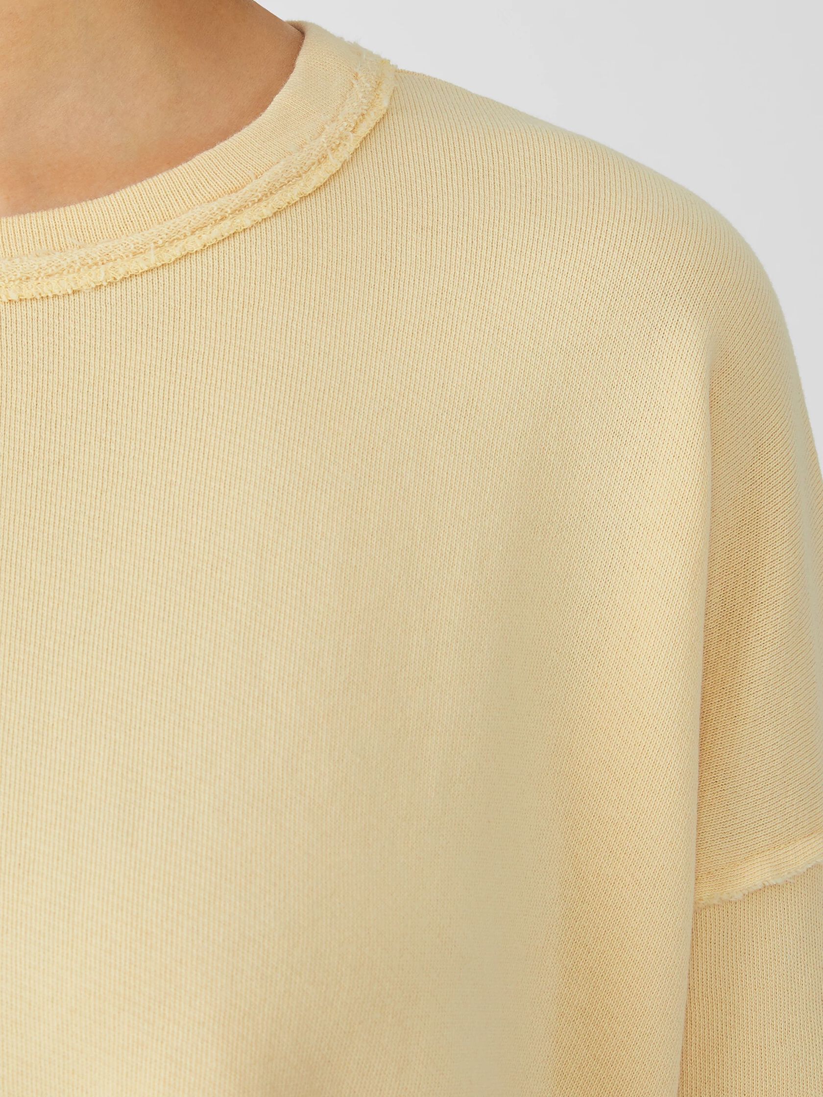 Lightweight Organic Cotton Terry Box-Top
