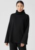 Cozy Brushed Terry Funnel Hug Neck Box-Top
