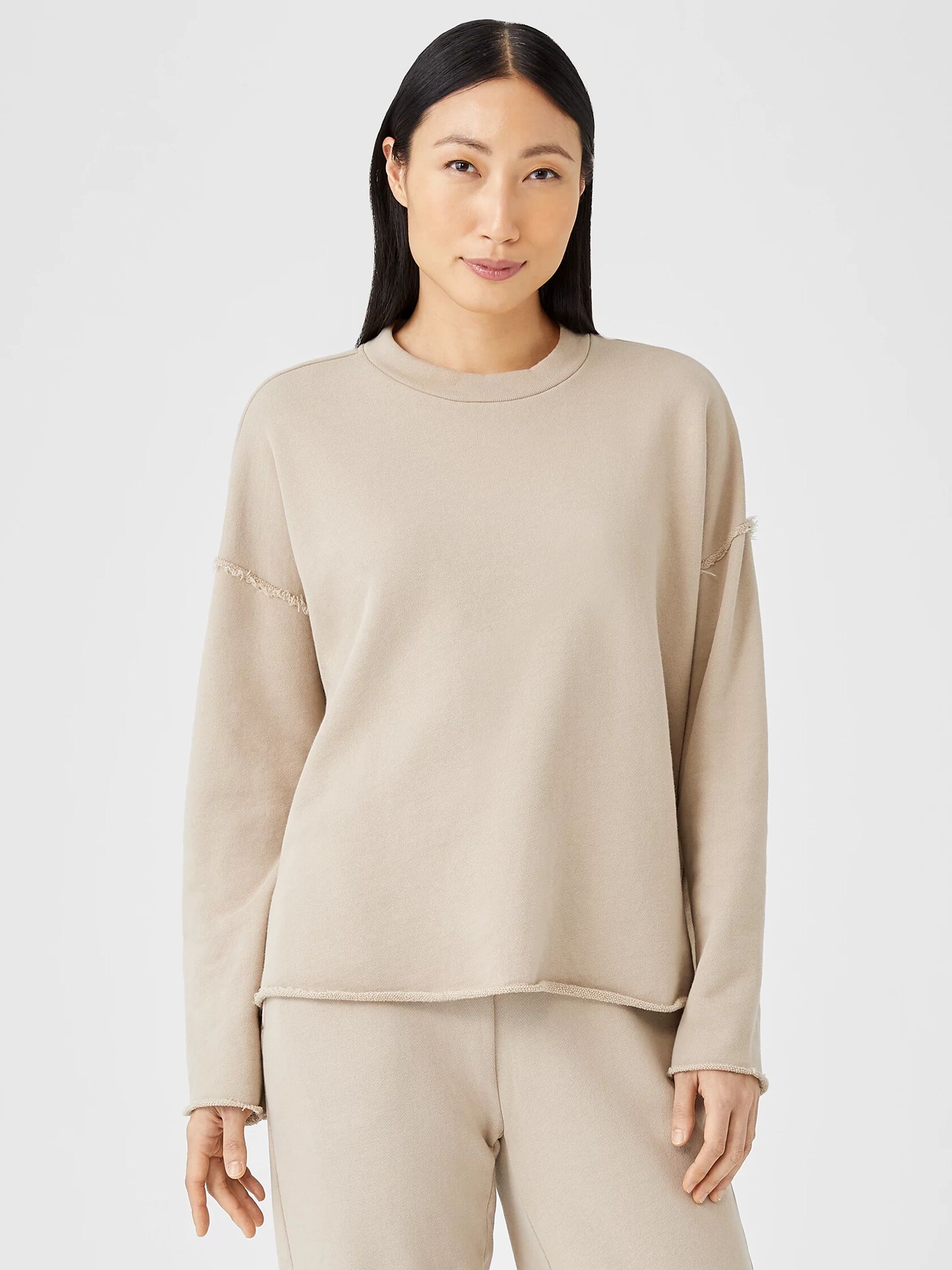 Organic Cotton French Terry Box-Top