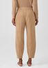 Soft Wool Flannel Lantern Pant