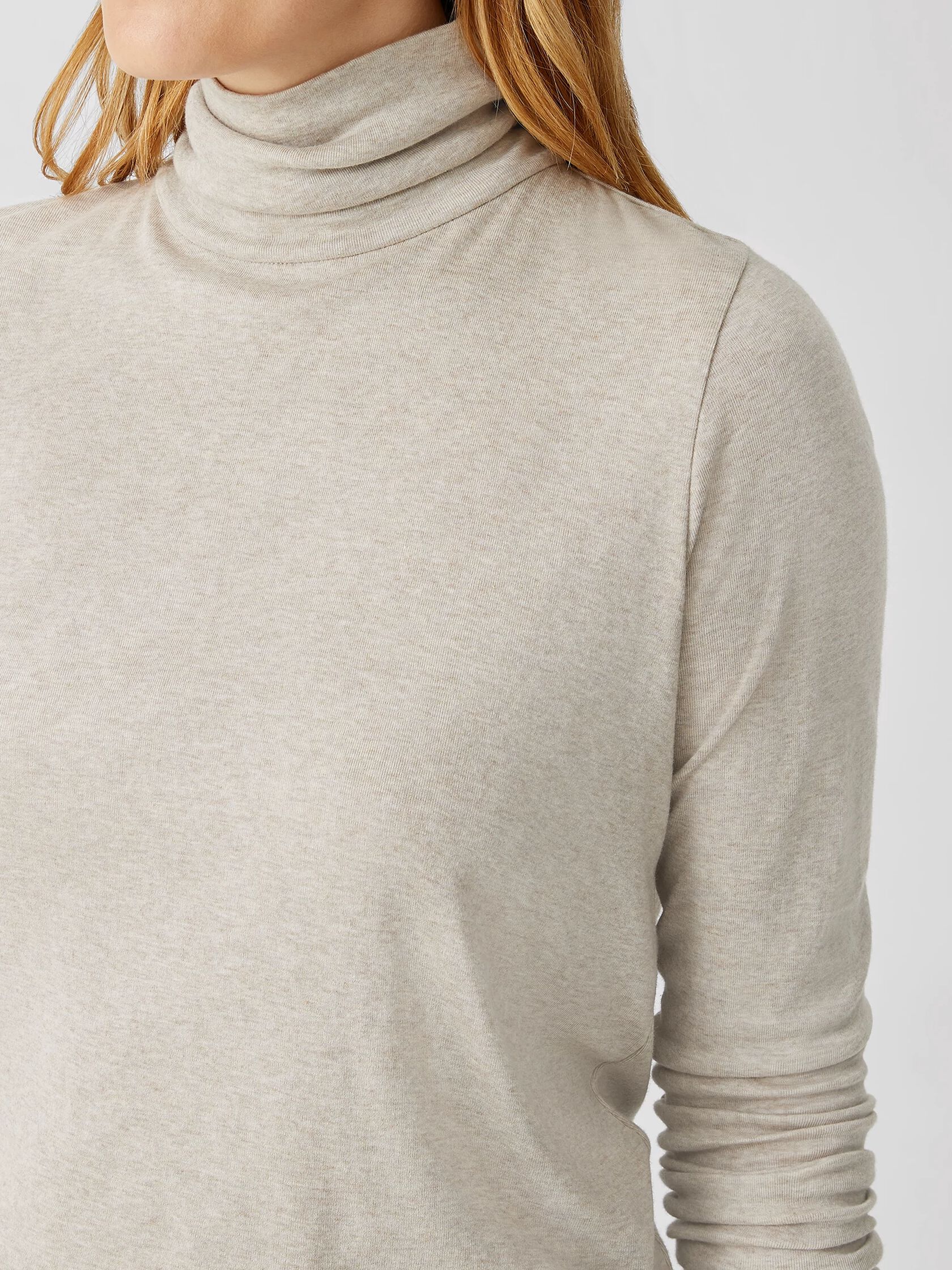 Ribbed Organic Pima Cotton Blend Top