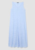 Crushed Silk V-Neck Dress