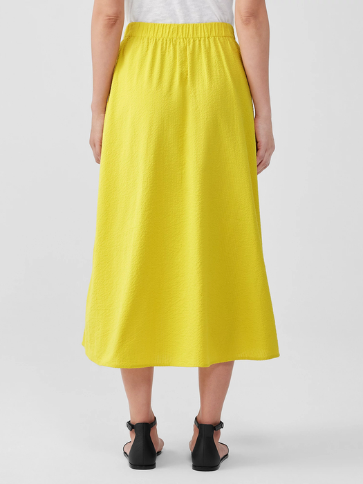 Organic Cotton Ripple Pocket Skirt | EILEEN FISHER