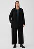 Boiled Wool Jersey Long Blazer