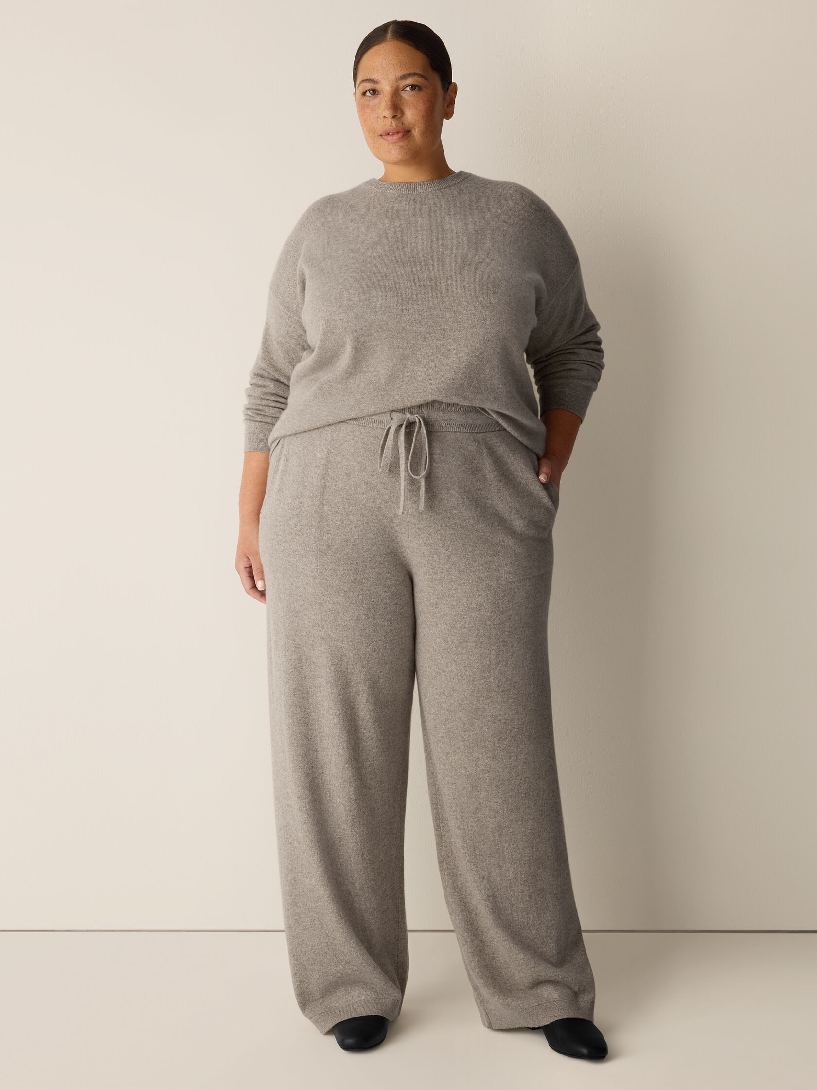Italian Cashmere Straight Pant