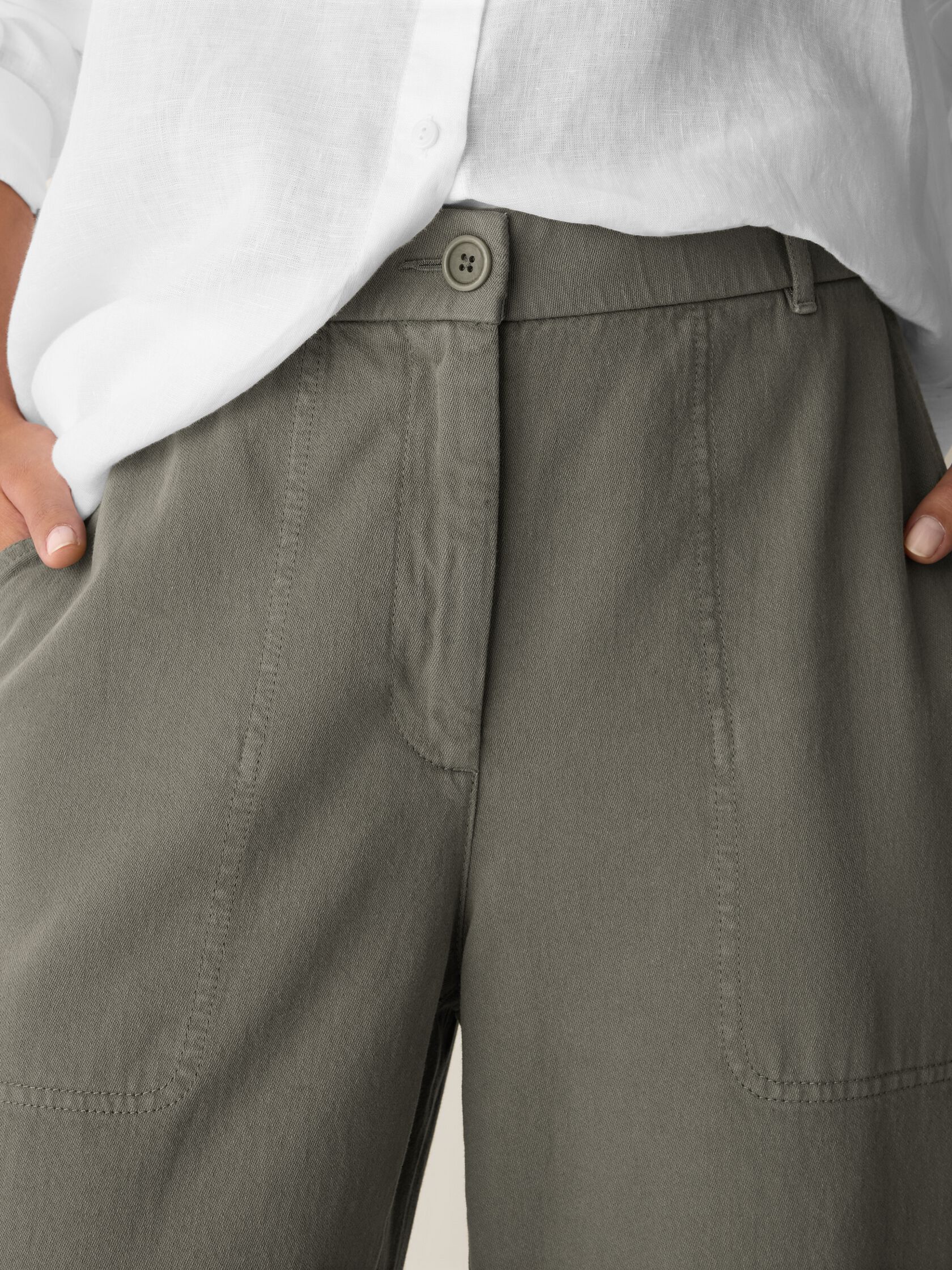 Garment-Dyed Utility Cotton Arch Pant