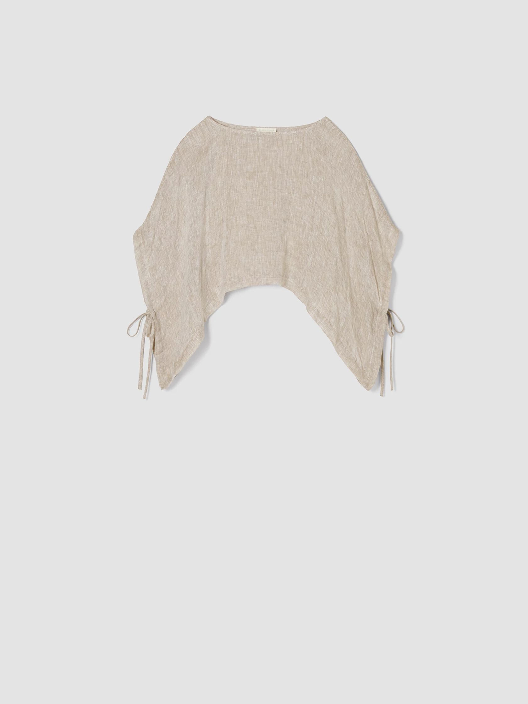 Organic Linen Gauze Poncho