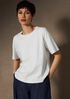 Extra-Fine Ponte Crew Neck Tee