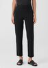 Cotton Blend Ponte Slim Pant