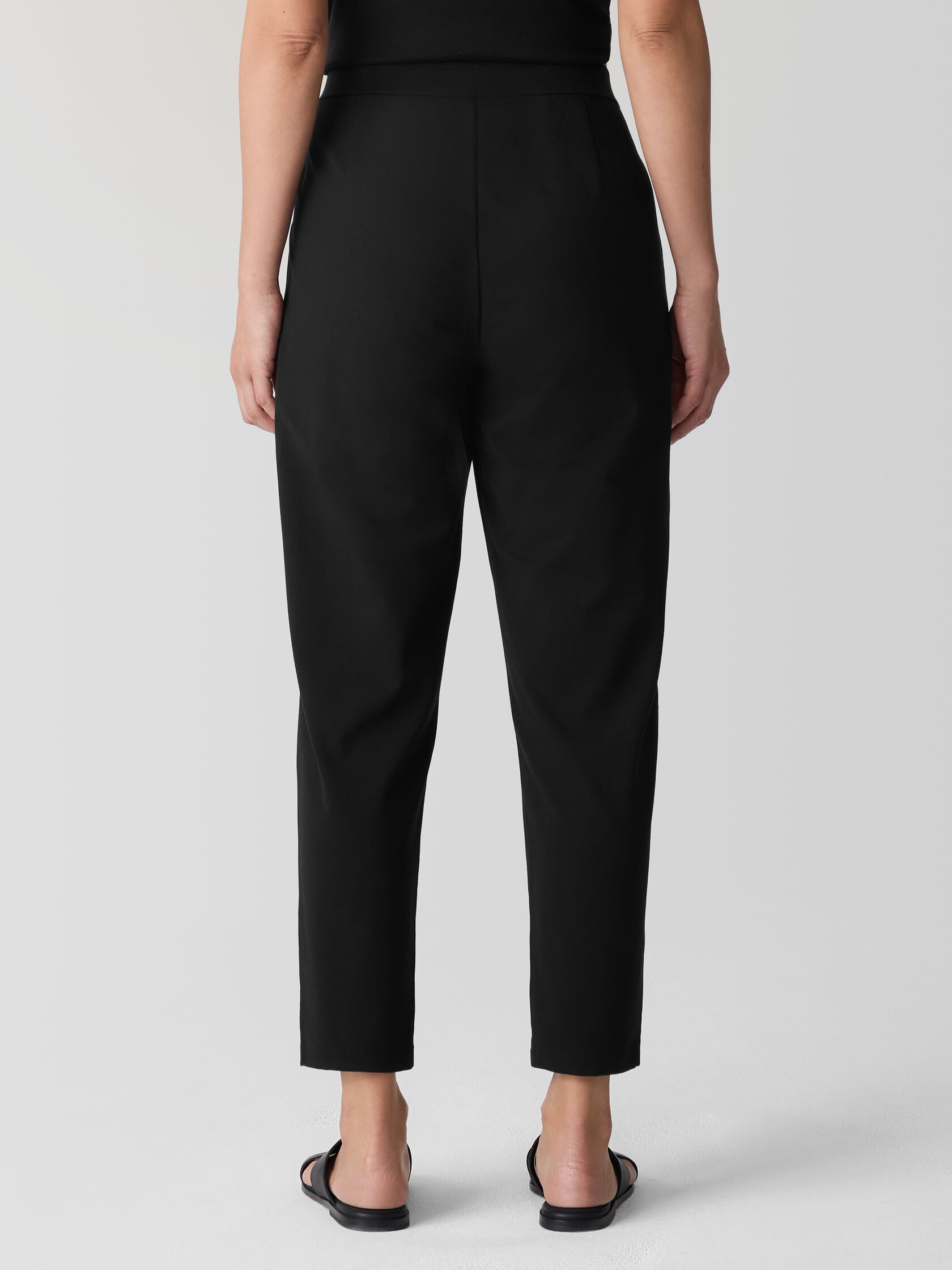 Pima Cotton Stretch Jersey Tapered Pant