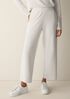 Garment-Dyed Organic Cotton Terry Wide-Leg Pant