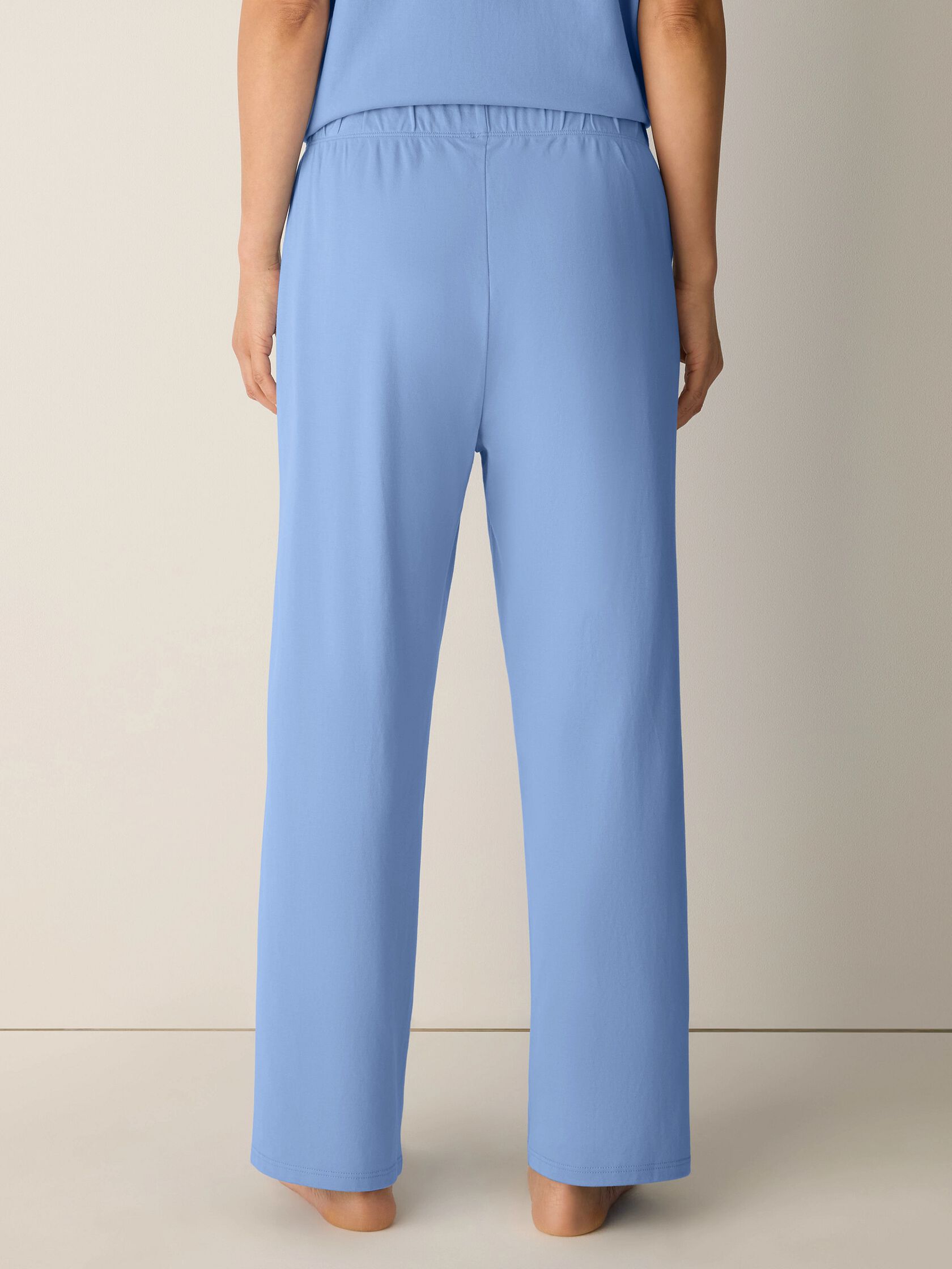 Organic Cotton Interlock Straight Sleep Pant