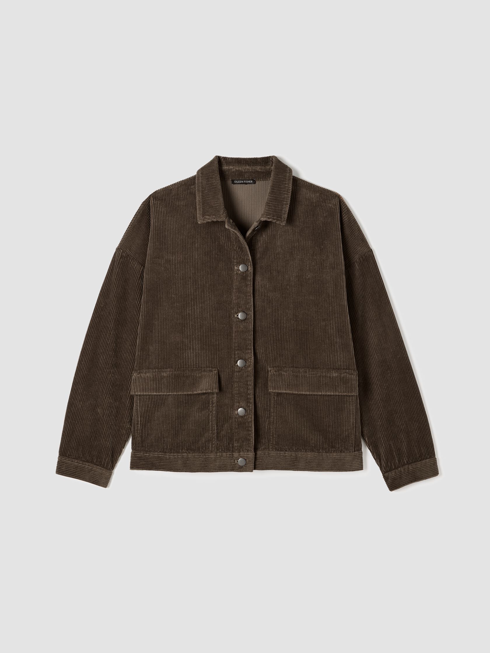 Organic Cotton Corduroy Classic Collar Jacket