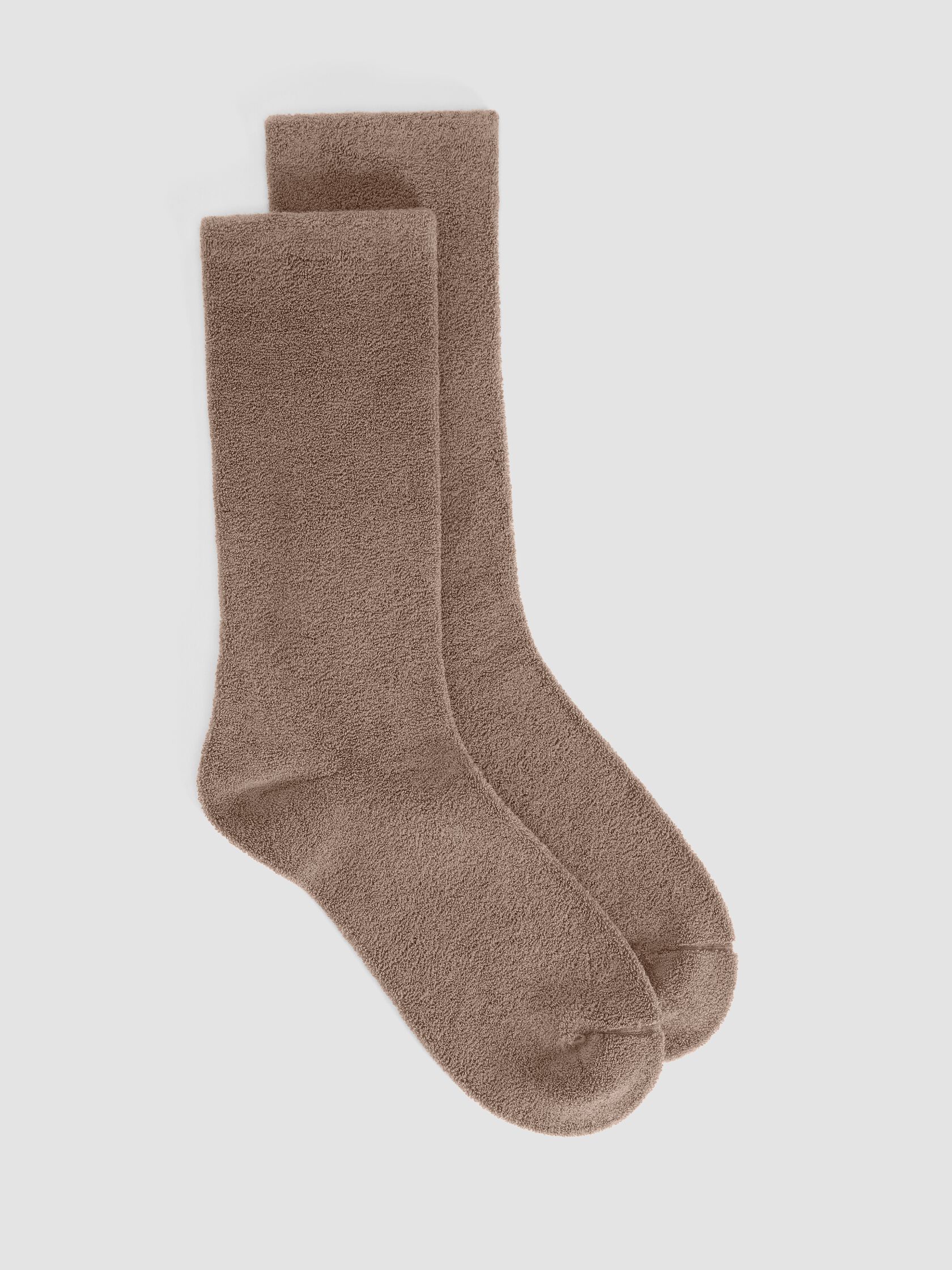 Loopy Terry Cotton Crew Sock