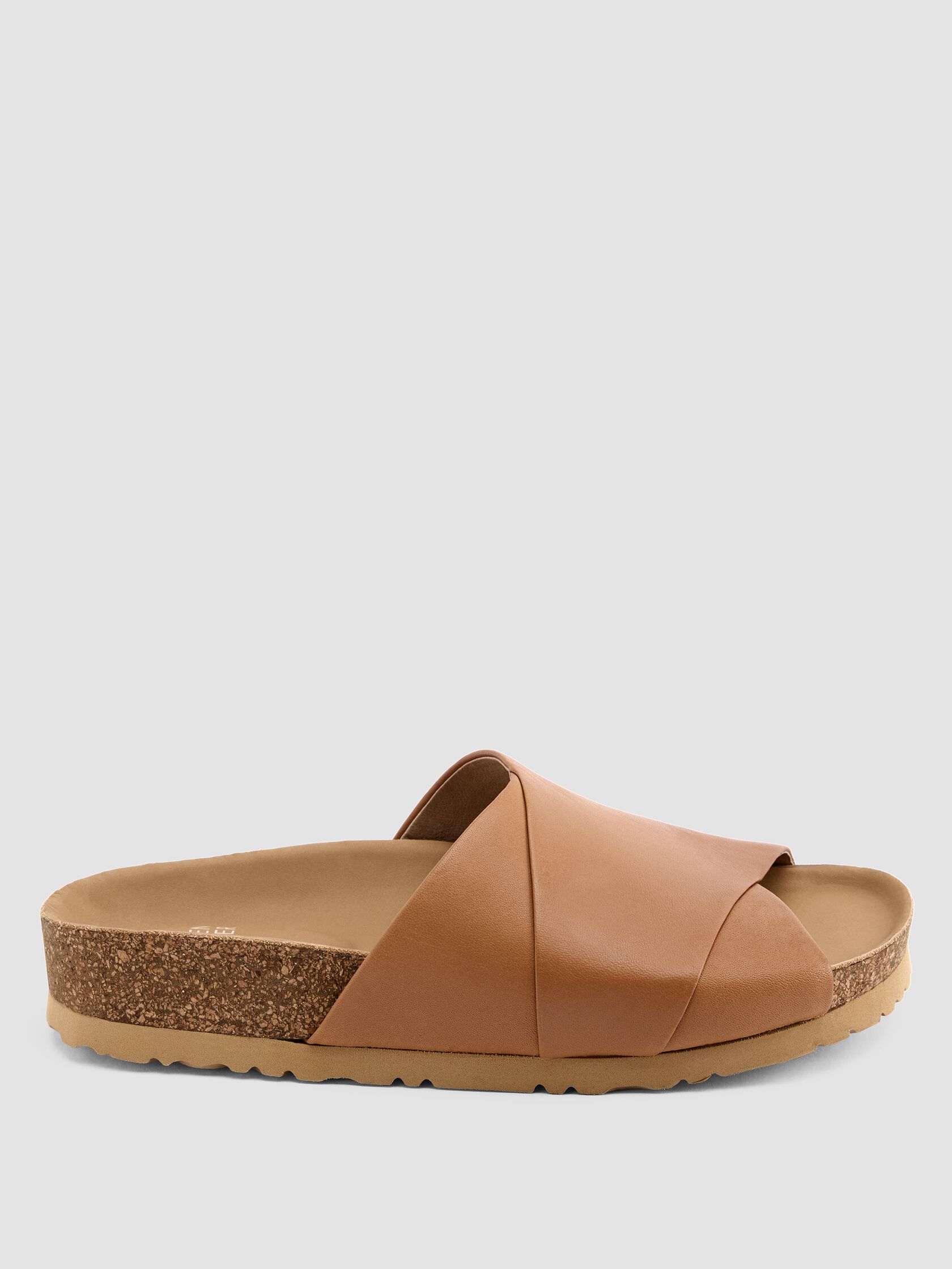 Code Nappa Leather Wedge Sandal
