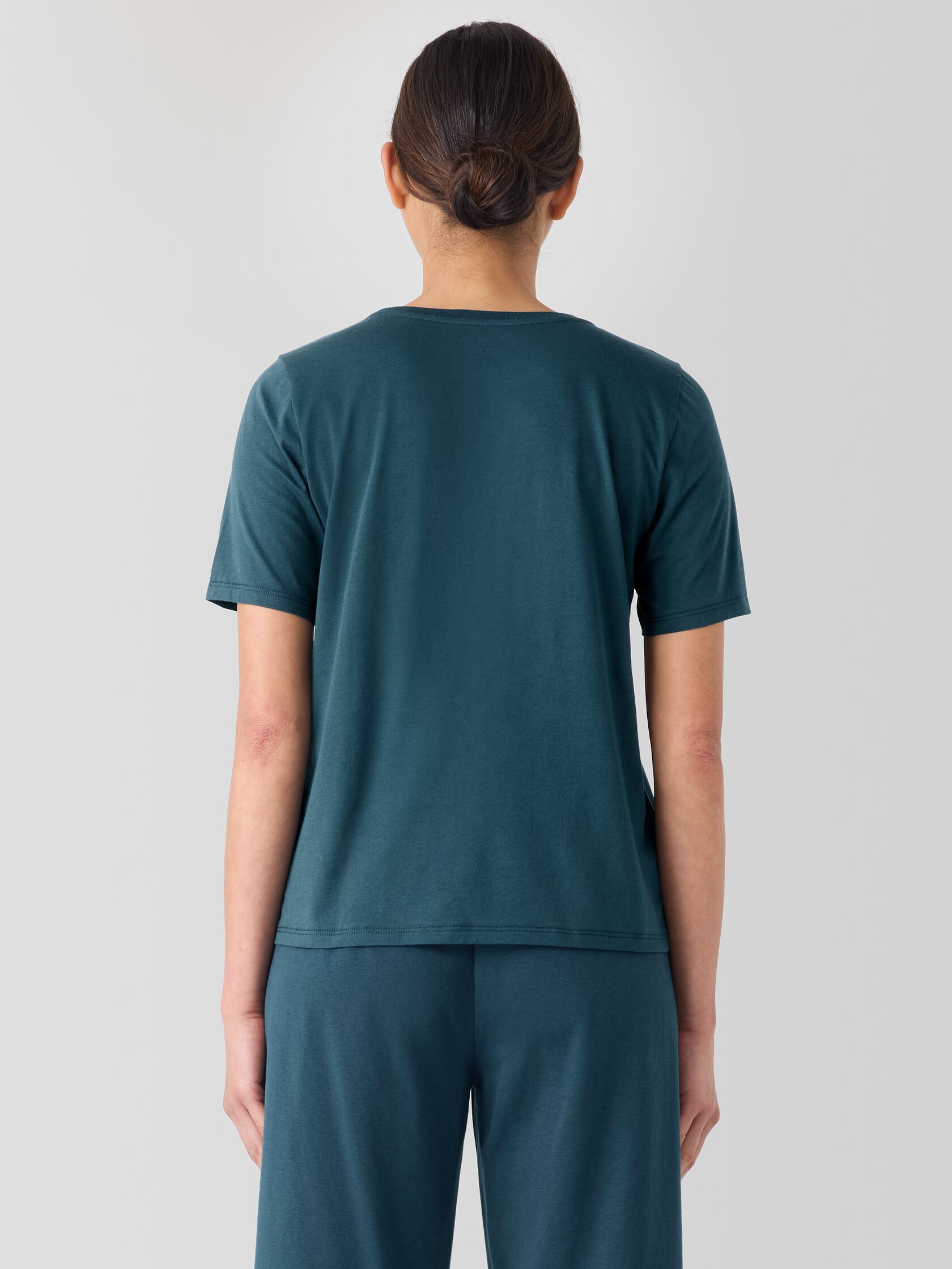 Organic Pima Cotton Jersey Round Neck Tee
