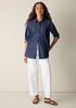 Lightweight Organic Cotton Denim Classic Collar Long Shirt