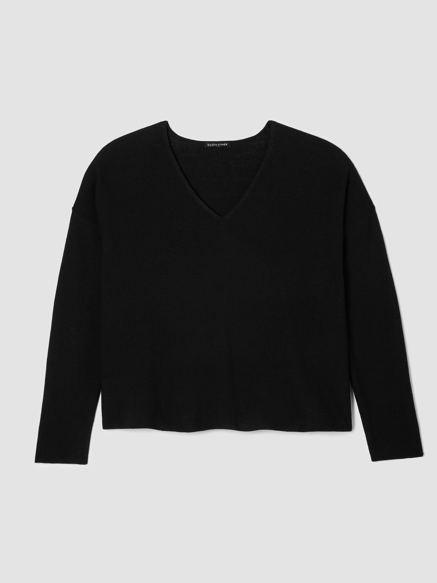 Organic Linen Cotton V-Neck Top