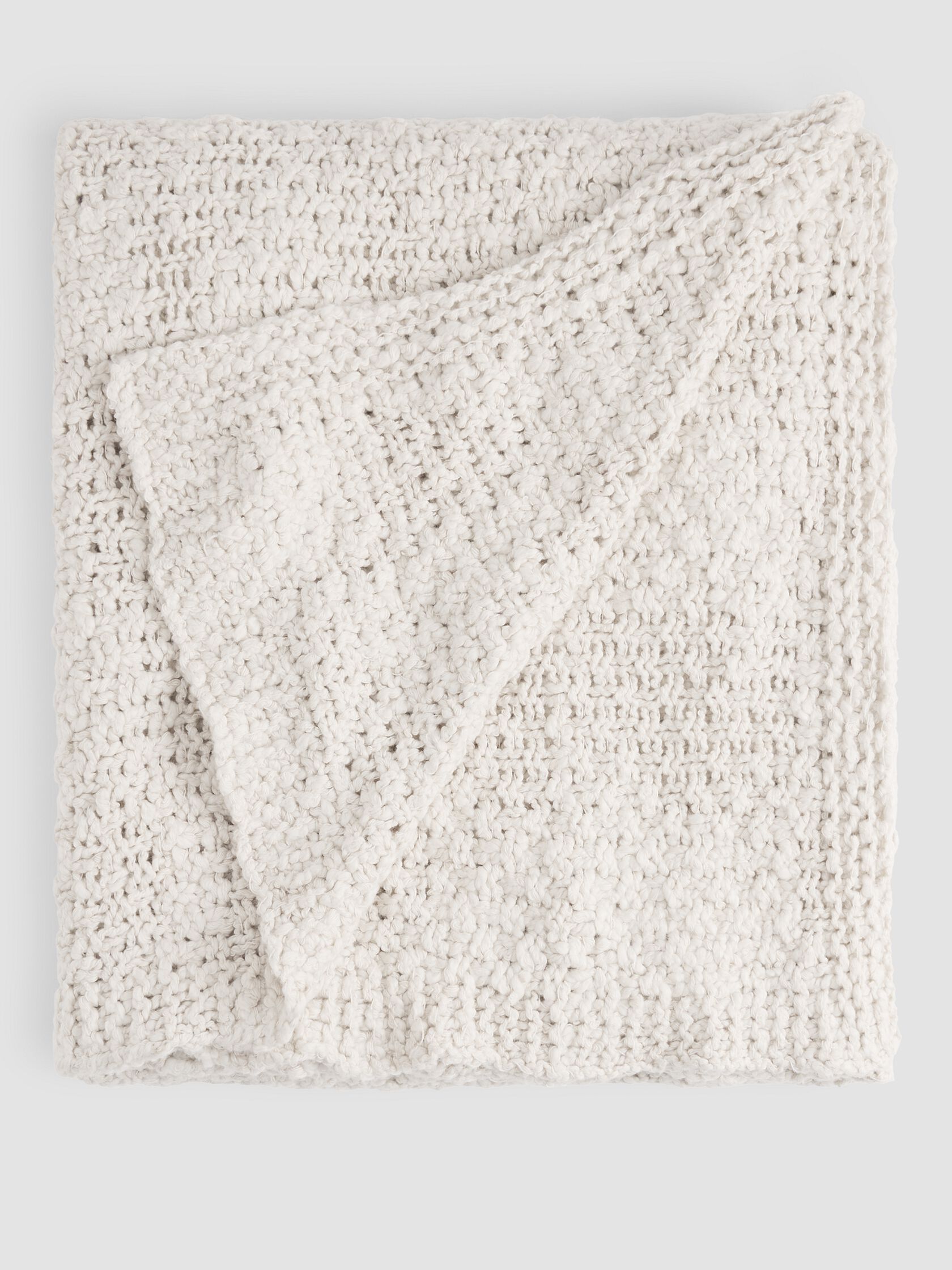Peruvian Organic Cotton Lofty Slub Throw