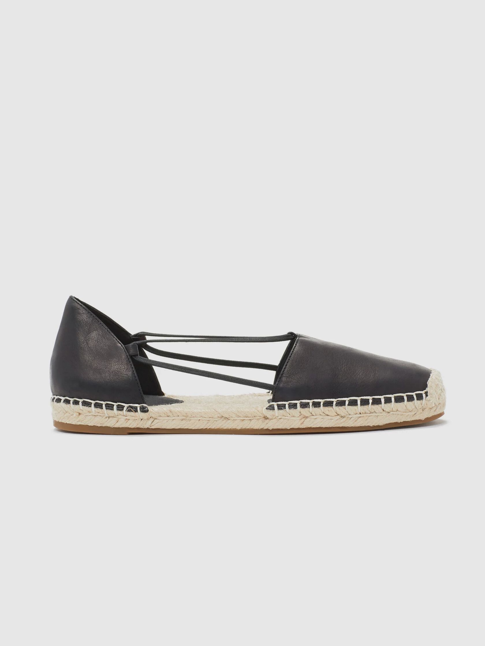 Lee Washed Leather Espadrille