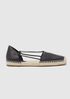 Lee Washed Leather Espadrille