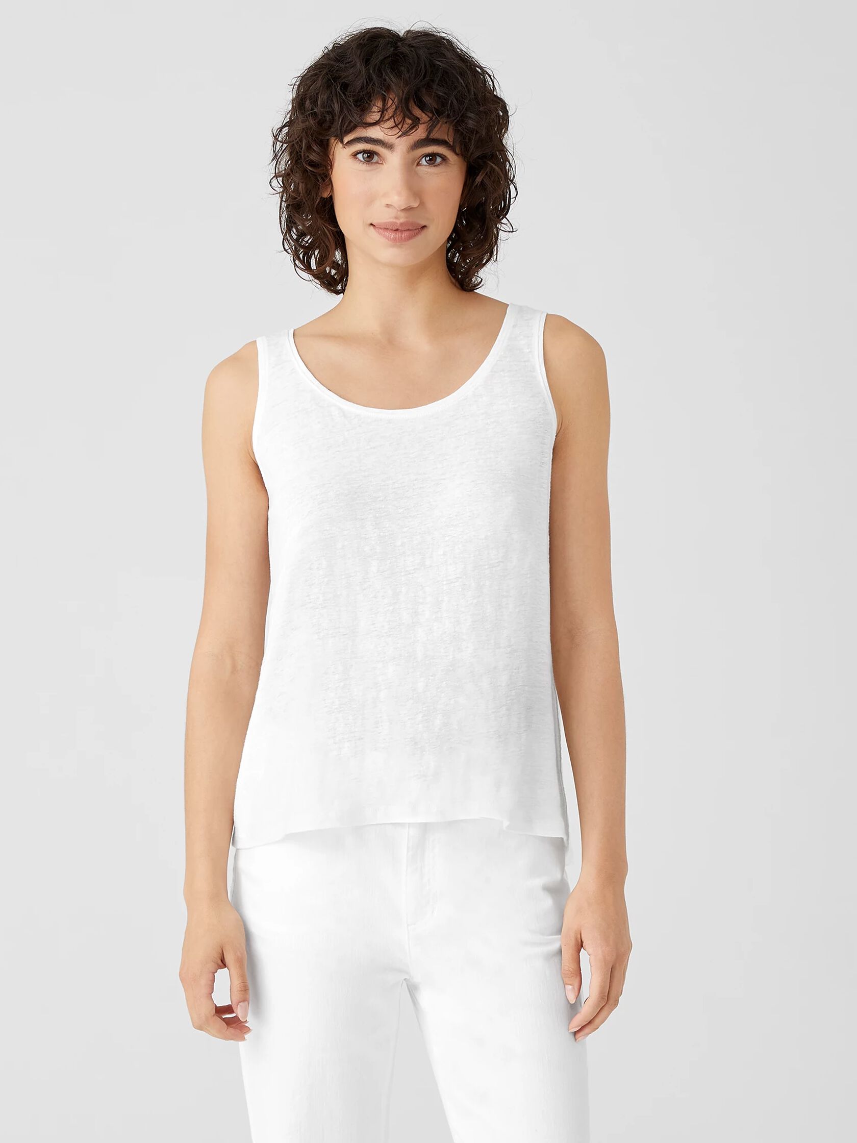 Organic Linen Jersey Tank