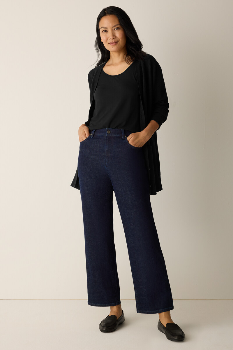 Cotton Stretch Denim Straight Jean Cotton Stretch Denim Straight Jean