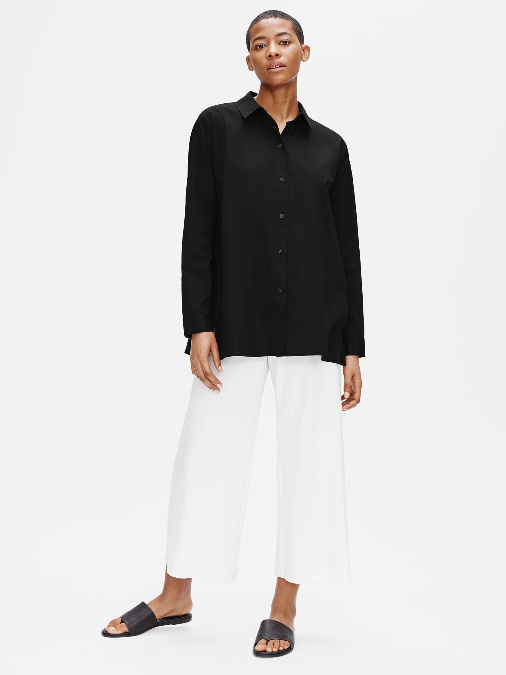 Organic Cotton Classic Collar Swing Shirt