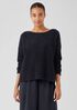 Cashmere Silk Bliss Boatneck Top
