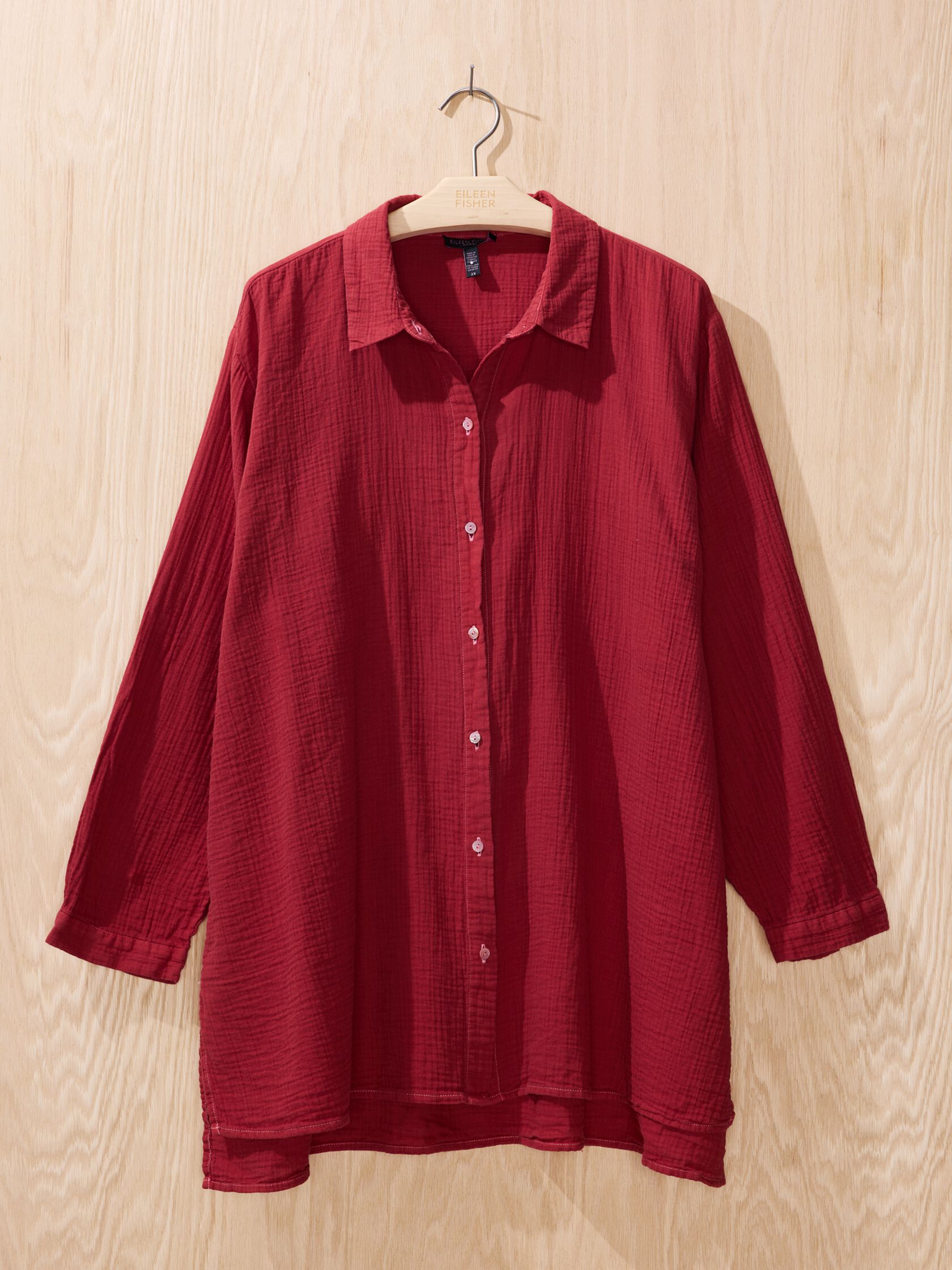 Renew Overdye Organic Cotton Shirt, 2X
