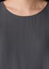 Silk Georgette Crepe Round Neck Tank