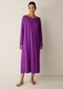 Organic Cotton Interlock Bateau Neck Sleep Dress