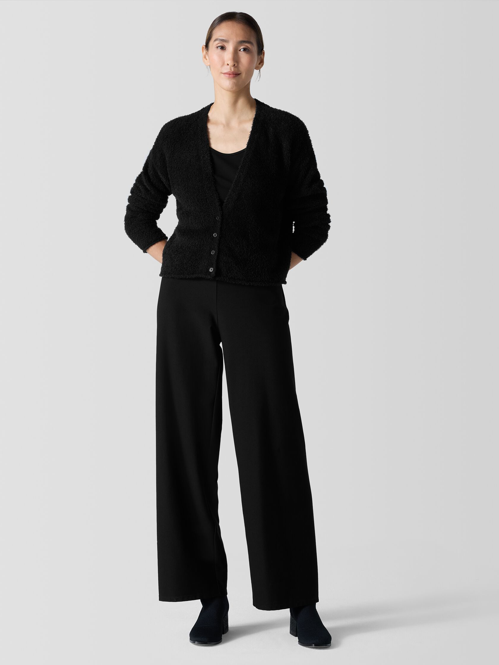 Organic Cotton Eyelash Cardigan