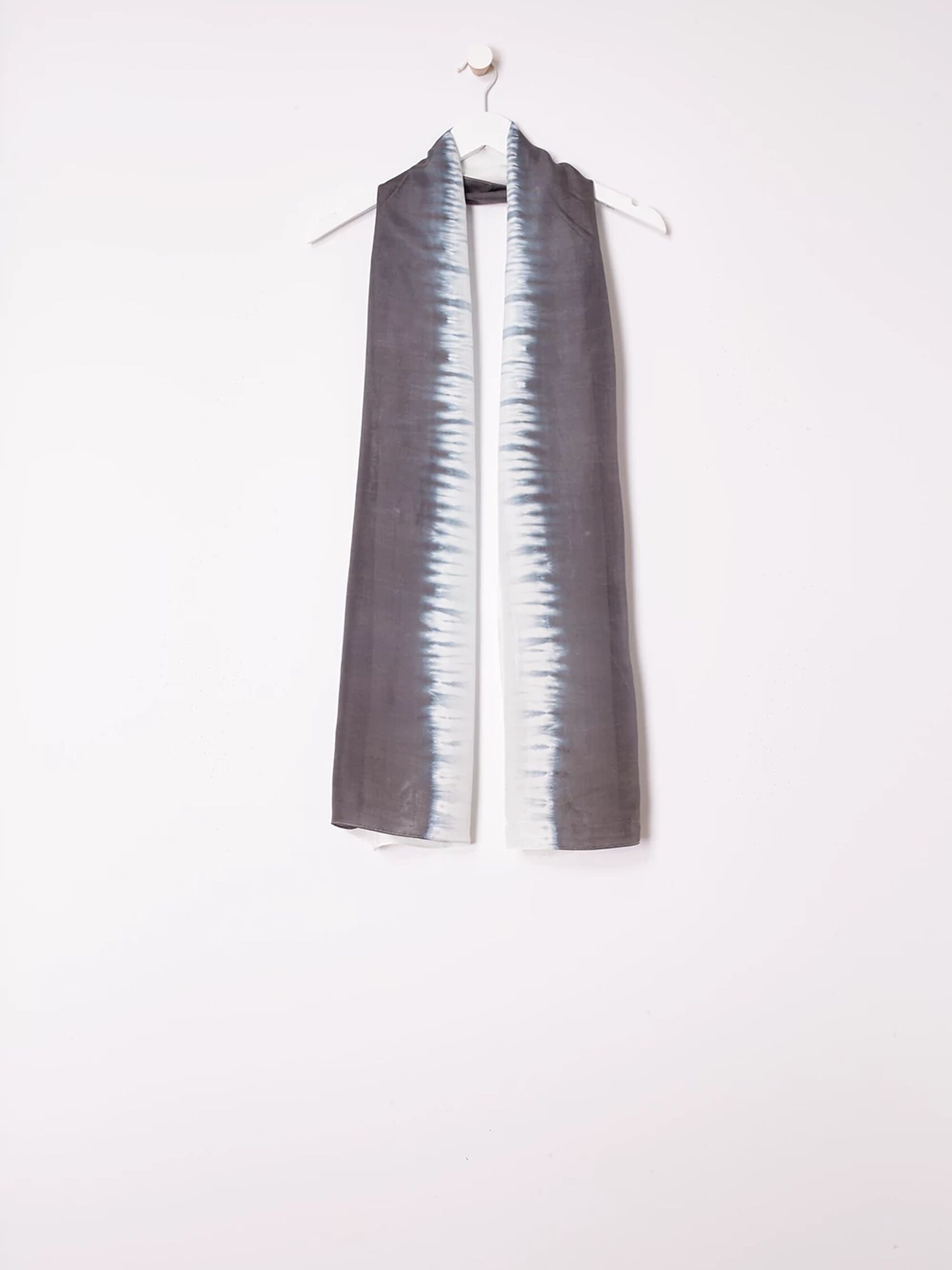 Artisanal Silk Strata Scarf