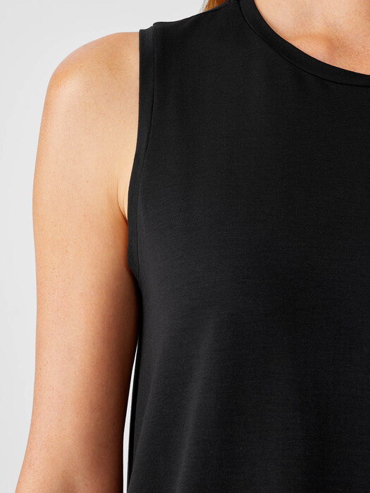 Fine Jersey Crew Neck Tank