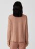 Organic Linen Jersey Crew Neck Top