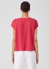 Organic Linen Jersey V-Neck Tee
